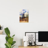 Van Gogh - Le Moulin De La Galette Windmill Poster (Heimbüro)