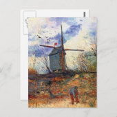 Van Gogh - Le Moulin De La Galette Windmill Postkarte (Vorne/Hinten)