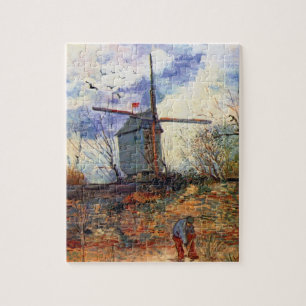 Van Gogh - Le Moulin De La Galette Windmill Puzzle