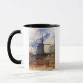 Van Gogh - Le Moulin De La Galette Windmill Tasse (Links)