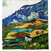 Van Gogh - Les Alpilles Duschvorhang (Vorderseite)