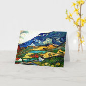 Van Gogh - Les Alpilles Karte (Gelbe Blume)