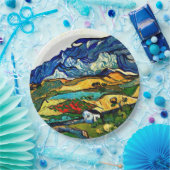 Van Gogh - Les Alpilles Pappteller (Party)