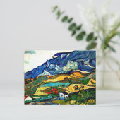 Van Gogh - Les Alpilles Postkarte (Stehend Vorderseite)