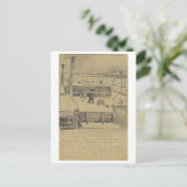 Van Gogh Letter Sketch 330 Postkarte (Stehend Vorderseite)