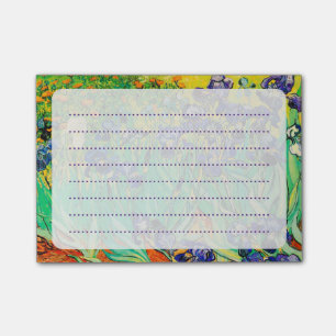 van gogh lila iris/st. remy post-it klebezettel