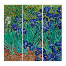Van Gogh Lila Irises Floral