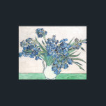 Van Gogh Lila Irises Vase Floral Painting Leinwanddruck<br><div class="desc">Vincent Van Gogh (30. März 1853 - 29. Juli 1890) war ein einflussreicher niederländischer postimpressionistischer Maler. Dieses Kunstwerk zeigt lila Iris in einer Vase.</div>