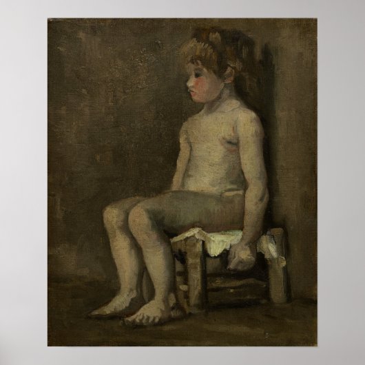 Van Gogh - Mädchensitze Poster (Vorne)