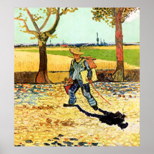 Van Gogh: Maler auf seiner Weise zu arbeiten Poster