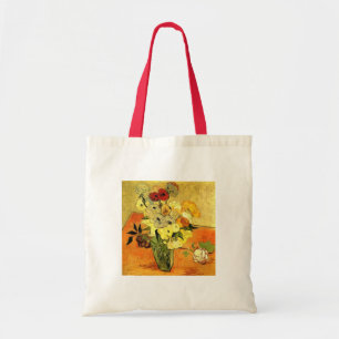 Van Gogh malt launehafte Blüten Blumen Reben Tragetasche