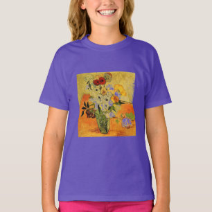 Van Gogh malt launische Blüten Blumen Reben T-Shirt