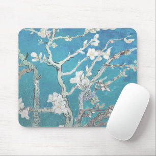 Van Gogh malt Mandelblüten Mousepad