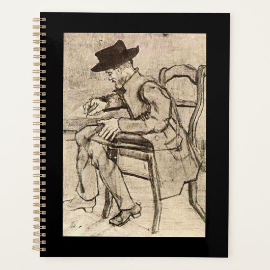 Van Gogh - Man Writing, Facing Links, Planer (Vorderseite)