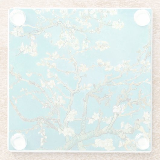 VAN GOGH - Mandelblüten Glasuntersetzer (Rückseite)