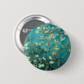 Van Gogh Mandelblüten Klassischer Impressionismus Button (Vorne & Hinten)