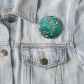 Van Gogh Mandelblüten Klassischer Impressionismus Button (Beispiel)