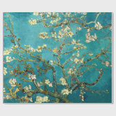 Van Gogh Mandelblüten Klassischer Impressionismus Geschenkpapier (Flach)