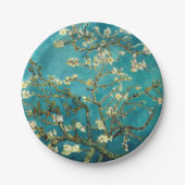 Van Gogh Mandelblüten Klassischer Impressionismus Pappteller (Vorderseite)