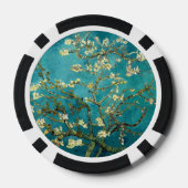 Van Gogh Mandelblüten Klassischer Impressionismus Pokerchips (Rückseite)