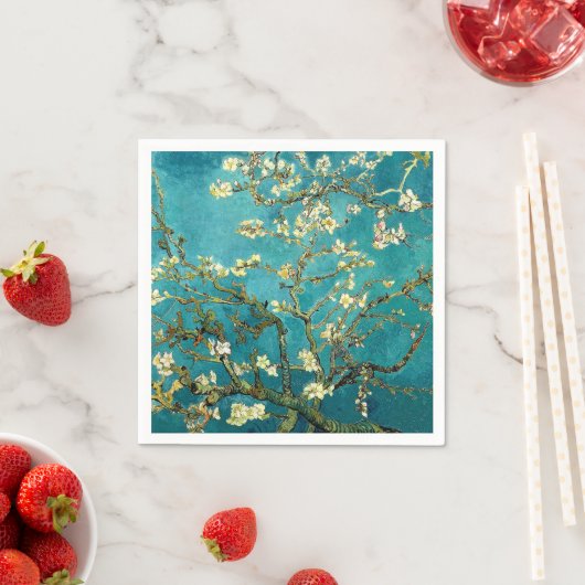 Van Gogh Mandelblüten Klassischer Impressionismus Serviette (Beispiel)