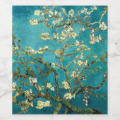 Van Gogh Mandelblüten Klassischer Impressionismus Weinetikett (Einzelnes Label)