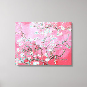 Van Gogh Mandelblüten rosa blau Leinwanddruck