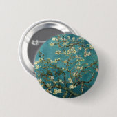 Van Gogh Mandelzweige in Blüte Button (Vorne & Hinten)