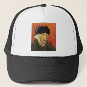 Van Gogh - Mann mit Rohr Truckerkappe