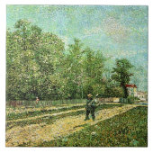 Van Gogh - Mann mit Spade... Fliese (Vorderseite)