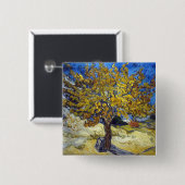 Van Gogh Maulbeerbaum Impressionismus Kunst Button (Vorne & Hinten)