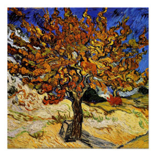 Van Gogh - Maulbeerbaum, Poster
