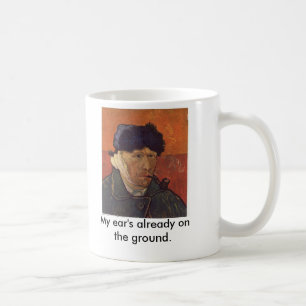 Van Gogh, mein Ohr bereits aus den Grund Kaffeetasse