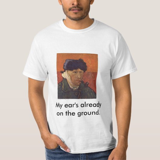 Van Gogh, mein Ohr bereits aus den Grund T-Shirt (Vorderseite)