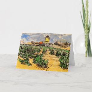 Van Gogh Mill von Alphonse Daudet bei Fontevielle Karte