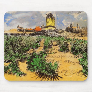 Van Gogh Mill von Alphonse Daudet bei Fontevielle Mousepad