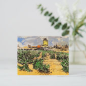Van Gogh Mill von Alphonse Daudet bei Fontevielle Postkarte (Stehend Vorderseite)