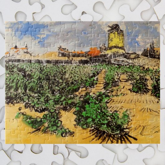 Van Gogh Mill von Alphonse Daudet bei Fontevielle Puzzle