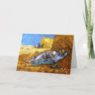 Van Gogh: Mittags-Erholung von der Arbeit Karte