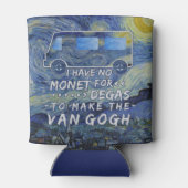 Van Gogh Monet Degas Funny Artist Pub Starry Night Dosenkühler (Rückseite)