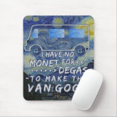 Van Gogh Monet entgasen lustiges Mousepad (Mit Mouse)