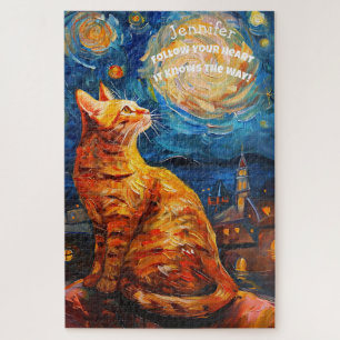Van Gogh Motivierend Kitten Puzzle