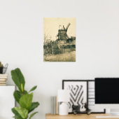 Van Gogh - Moulin De La Galette Poster (Heimbüro)