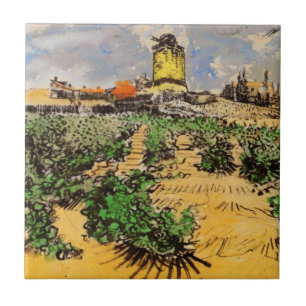 Van Gogh Mühle von Alphonse Daudet in Fontevielle Fliese