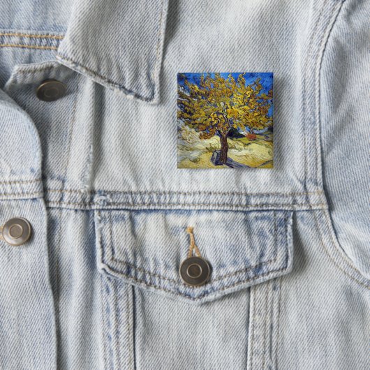 Van Gogh Mulberry Tree Impressionismus Art Button (Beispiel)