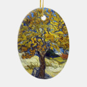 Van Gogh Mulberry Tree Impressionismus Art Keramik Ornament (Hinten)