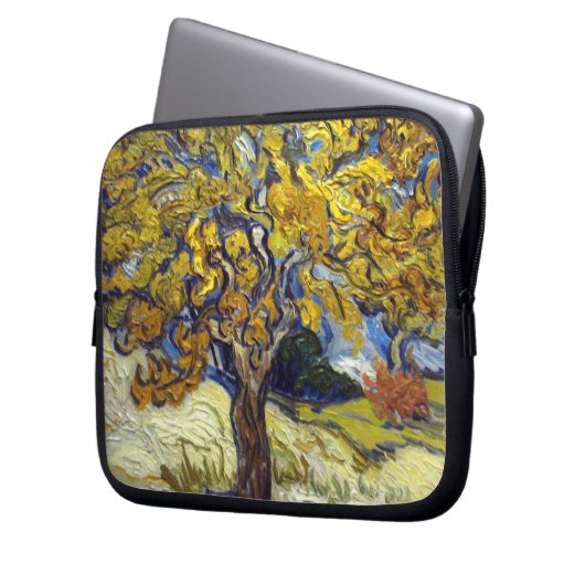 Van Gogh Mulberry Tree Impressionismus Art Laptopschutzhülle (Vorderseite Links)