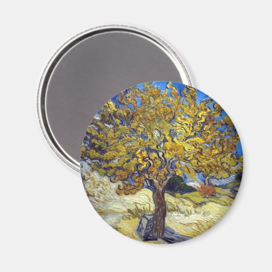 Van Gogh Mulberry Tree Impressionismus Art Magnet (Vorderseite/Rückseite)