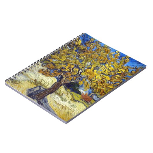 Van Gogh Mulberry Tree Impressionismus Art Notizblock (Linke Seite)