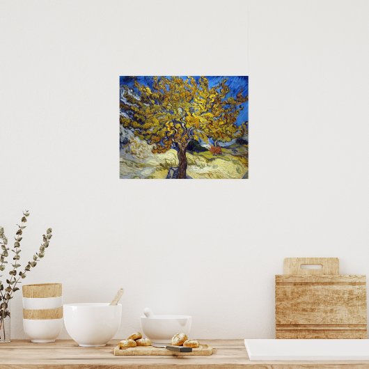 Van Gogh Mulberry Tree Impressionismus Art Poster (Küche)